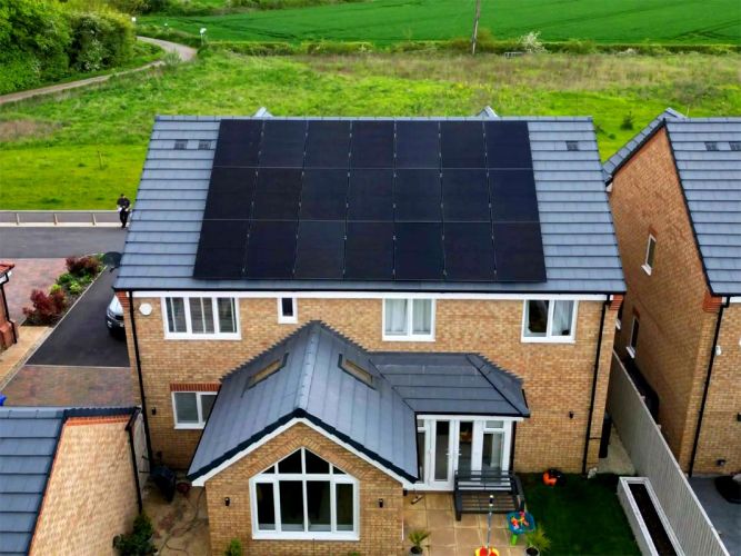 Solar Panel Installation at Worksop, Nottinghamshire