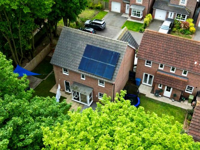Solar Panel Installation at Retford, Nottinghamshire