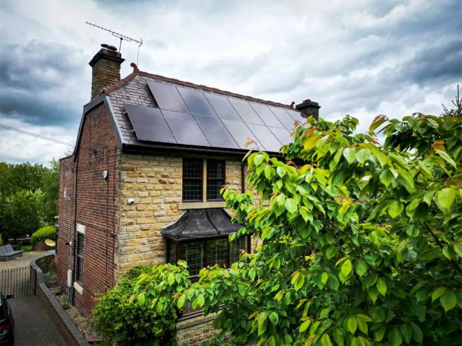 Solar Panel Installation at Rotherham, South Yorkshire