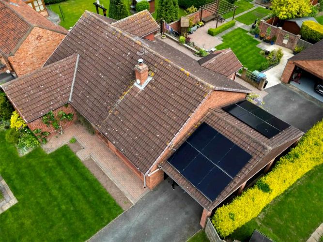 Solar Panel Installation at Newark, Nottinghamshire