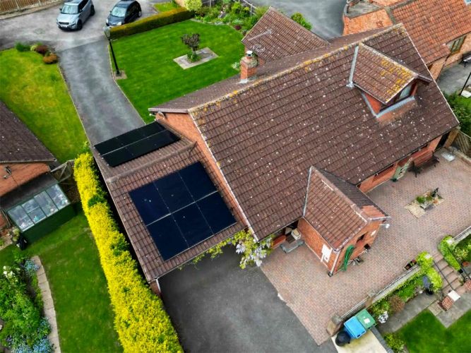 Solar Panel Installation at Newark, Nottinghamshire