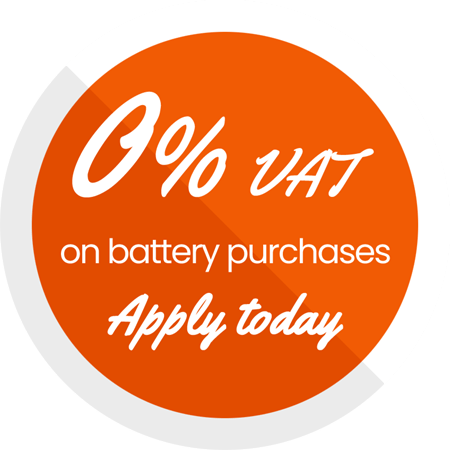 0% VAT on battery storage purchases