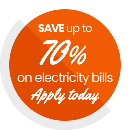 Save up to 70% on electricity bills with Solar Panels